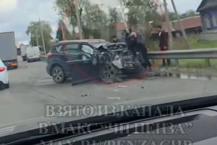 Several cars collided in Mahalino: there were footage from the scene of the accident