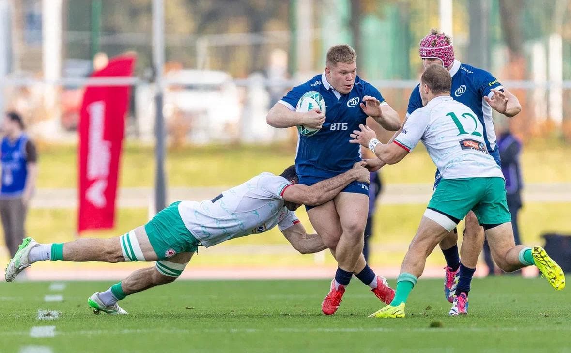 The first winning for “Dynamo” final of the Czech Republic on rugby ended in a fight