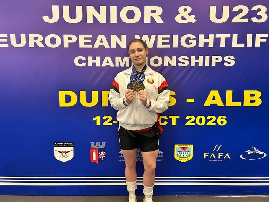 Ольга Галынская дважды взяла золото на чемпионате Европы по тяжелой атлетике в Албании