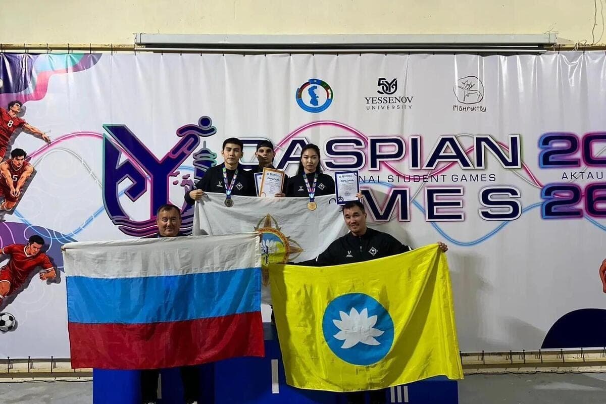 Athletes of Kalmykia won medals at the Caspian Games