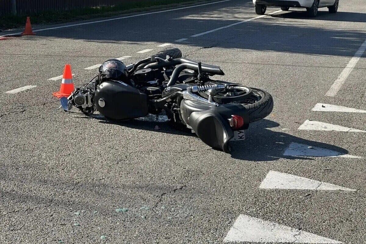 Водитель Harley-Davidson погиб в ДТП с фургоном под Анапой
