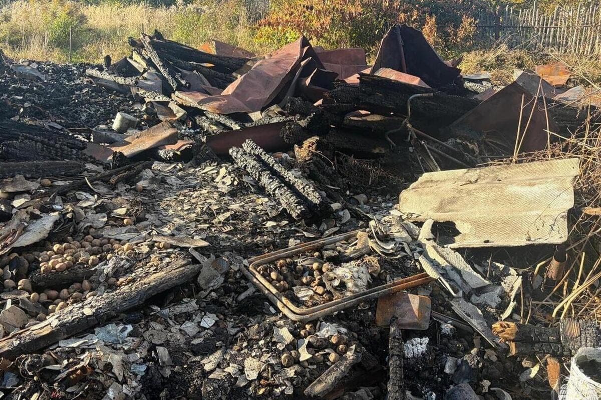 В деревне Гусево‑2 сгорел жилой дом