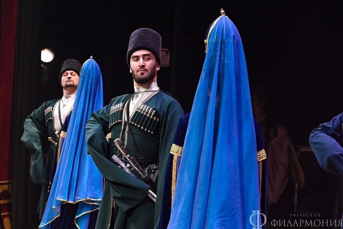 In Ryazan for the first time performed dance theater artists from Karachay-Cherkessia