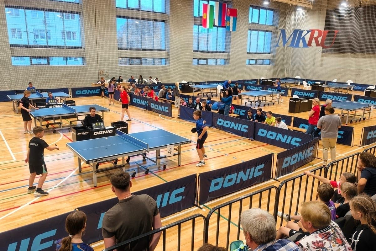 In Kaluga started the championship of the region in table tennis