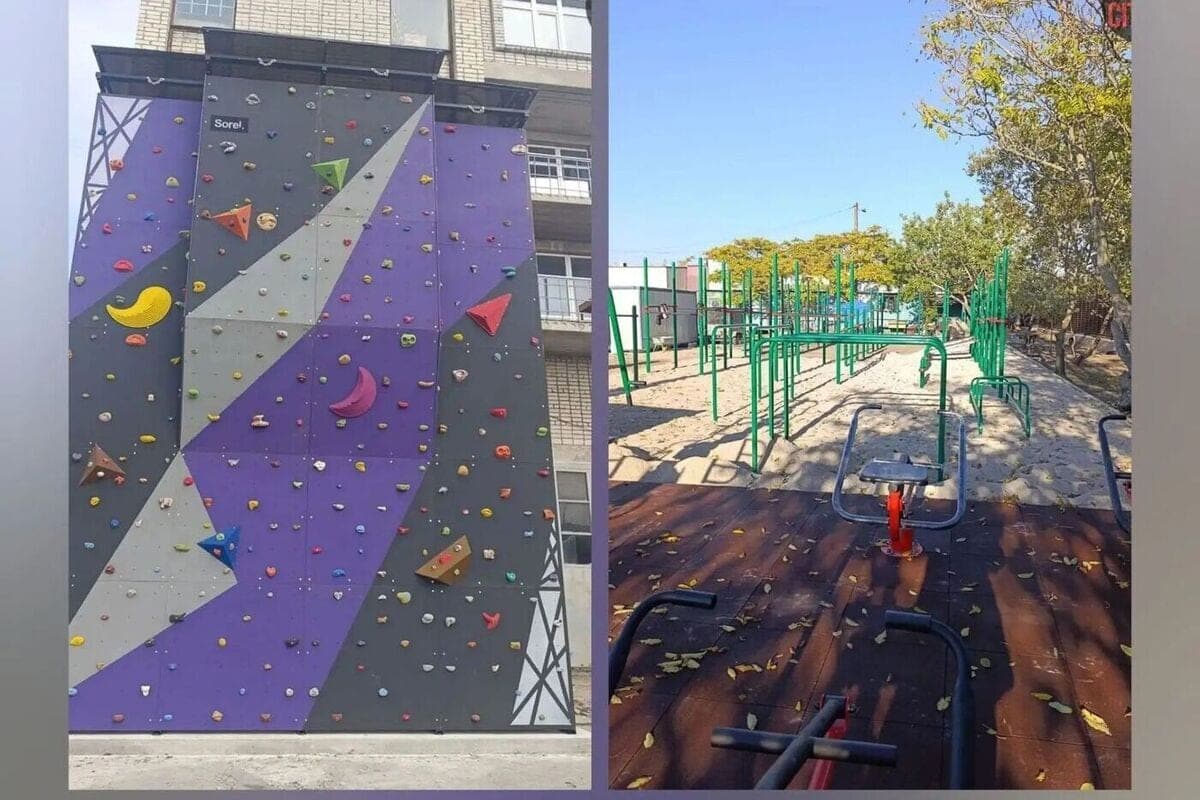 Modernization of sports school No. 2 continues in Berdyansk