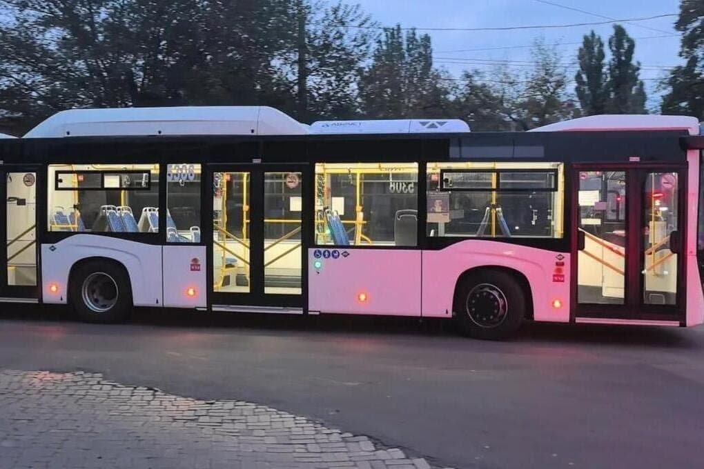 In Donetsk, new buses run on methane