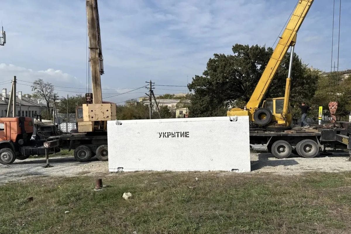 В Новороссийске установили три модульных укрытия