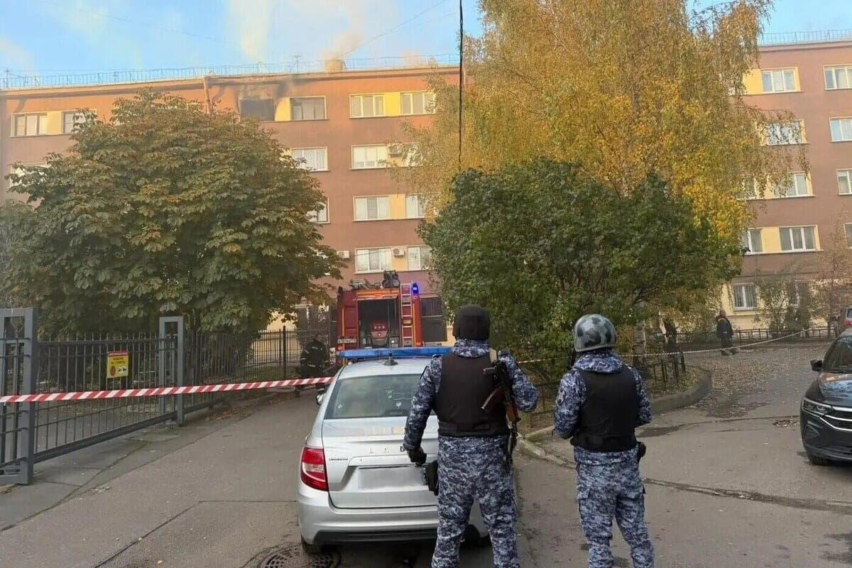 The explosion of a gas cylinder forced residents of a house on Forest Prospekt to leave housing