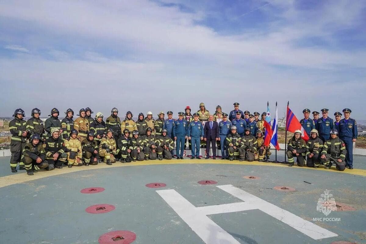 Fire fighters stormed the “Height 102” in Volgograd