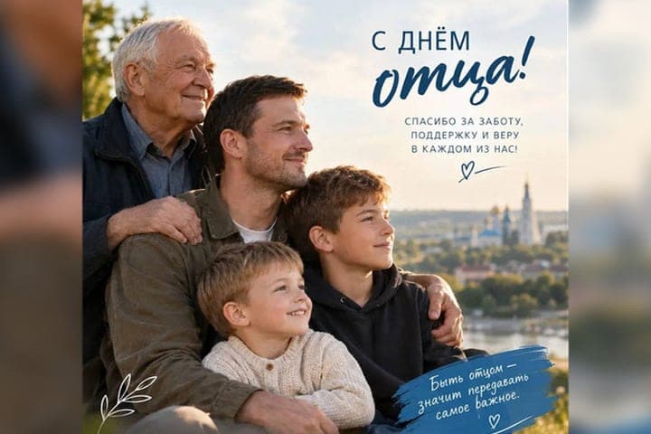 Глава Ельца Вячеслав Жабин поздравил жителей города с Днем отца