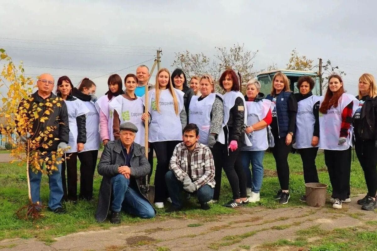 In the Zaporizhzhia village Merry laid the Alley of Memory