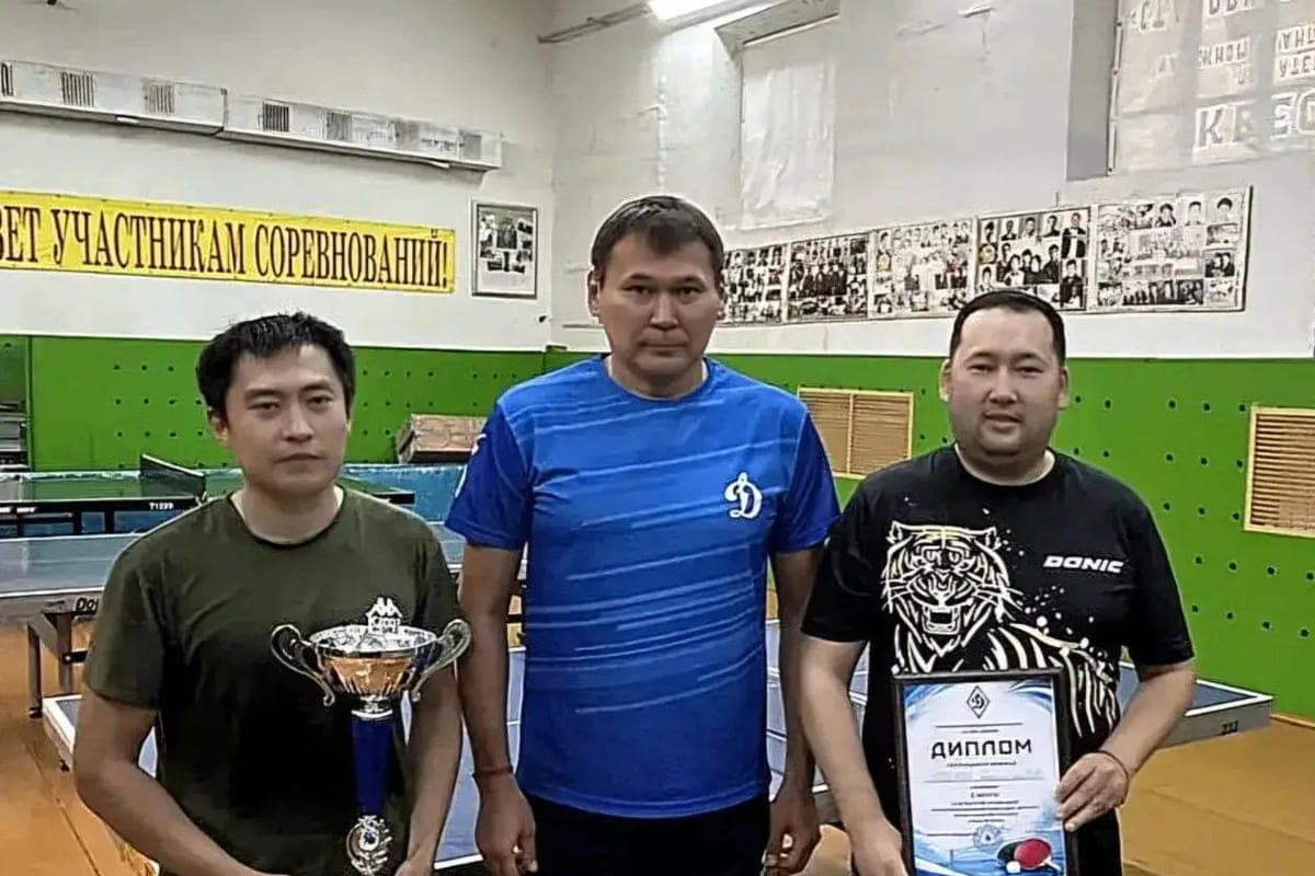 In Kalmykia, law enforcement officers competed in table tennis