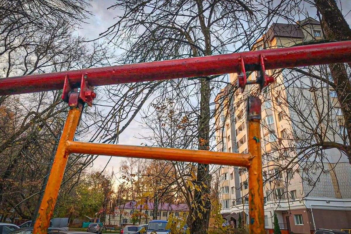 The rusty slides are being demolished. Who'll put the new ones in?