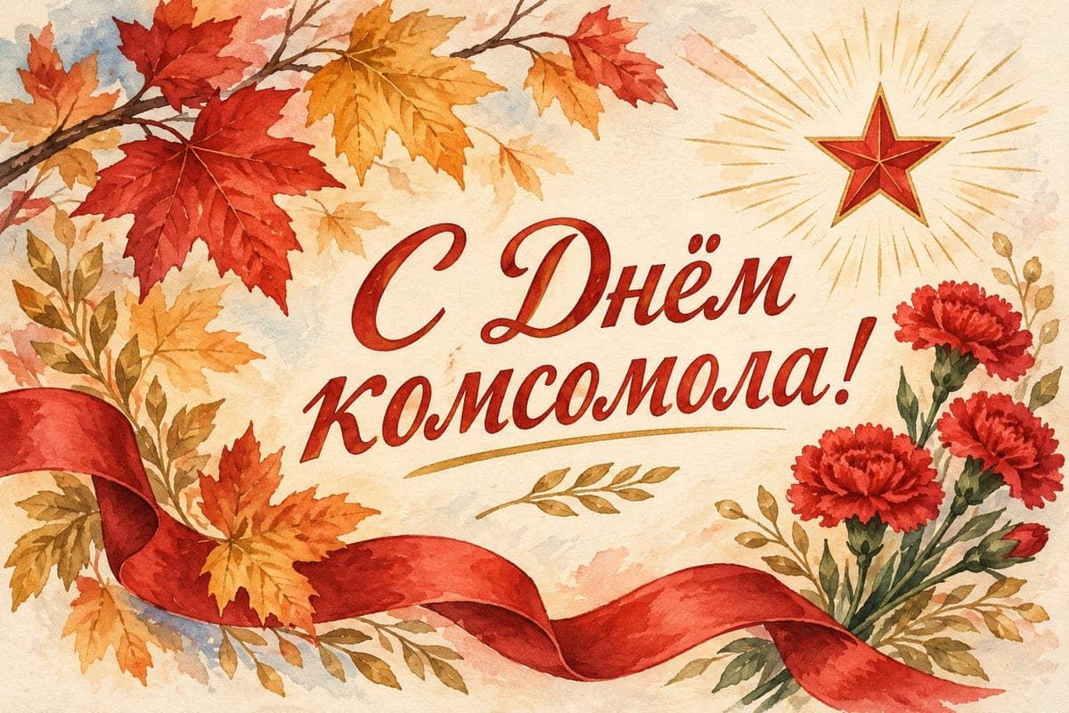 С Днем Комсомола: большая подборка красивых открыток для близких, друзей и коллег