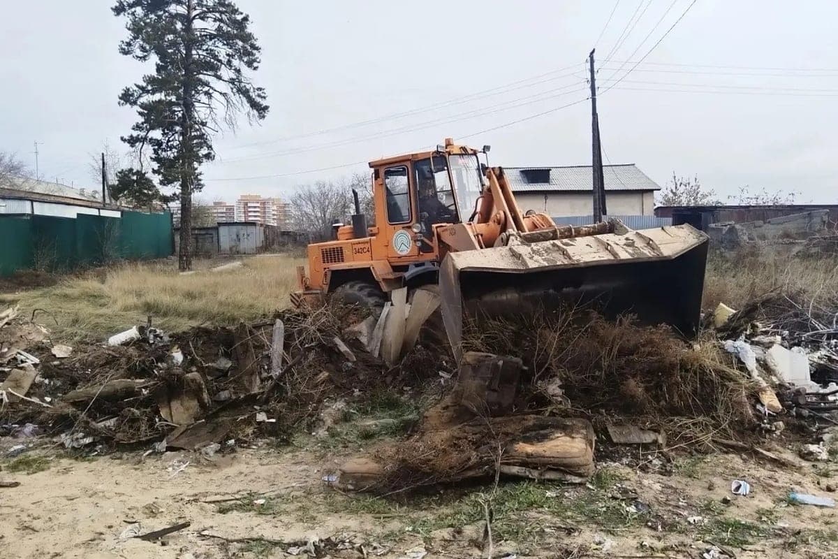 In Ulan-Ude from unauthorized landfills removed 600 tons of garbage