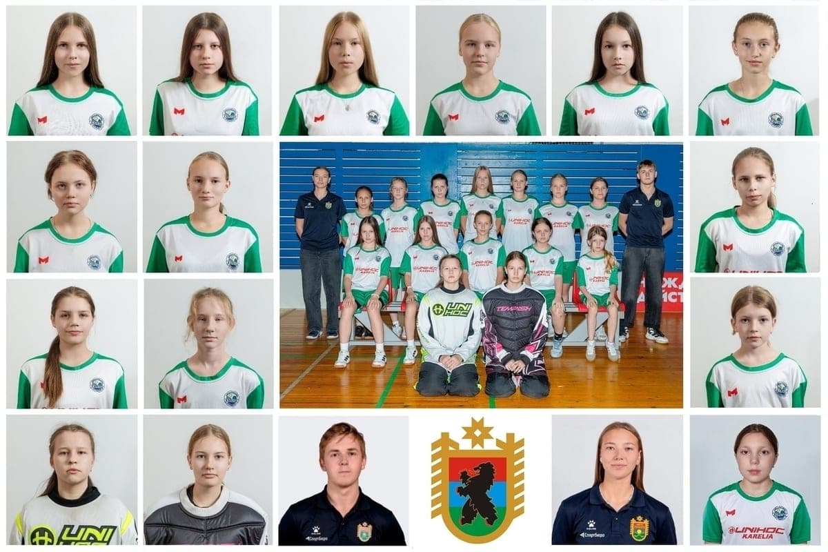Florball players of Karelia successfully started at the Championship of Russia, taking second place after the first round