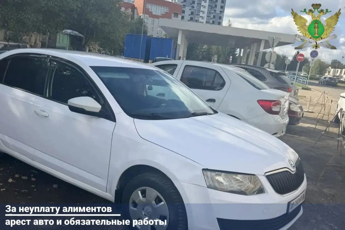 В Тамбове приставы арестовали Skoda Octavia злостного неплательщика алиментов