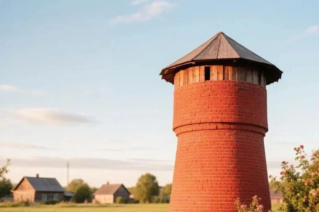 In der Nähe von Woronesch Plan zur Wiederherstellung des Wasserturms des XIX Jahrhunderts