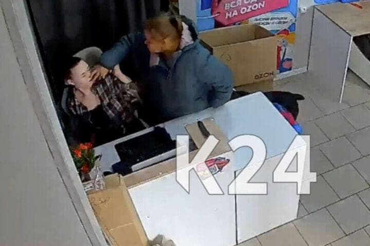In Krasnoyarsk, a woman with a dog attacked an employee of the PVZ and destroyed a warehouse - she was punished