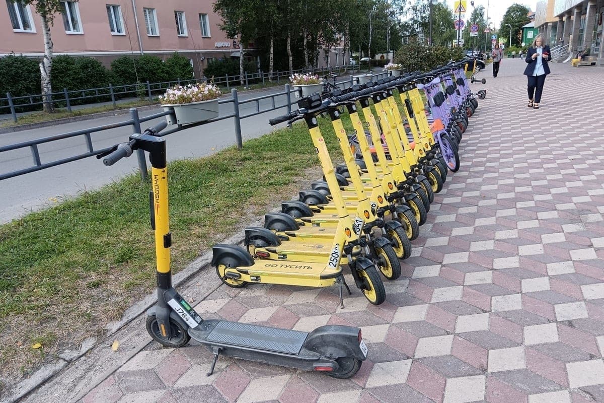 Die Saison der Elektroroller endet in Petrosawodsk