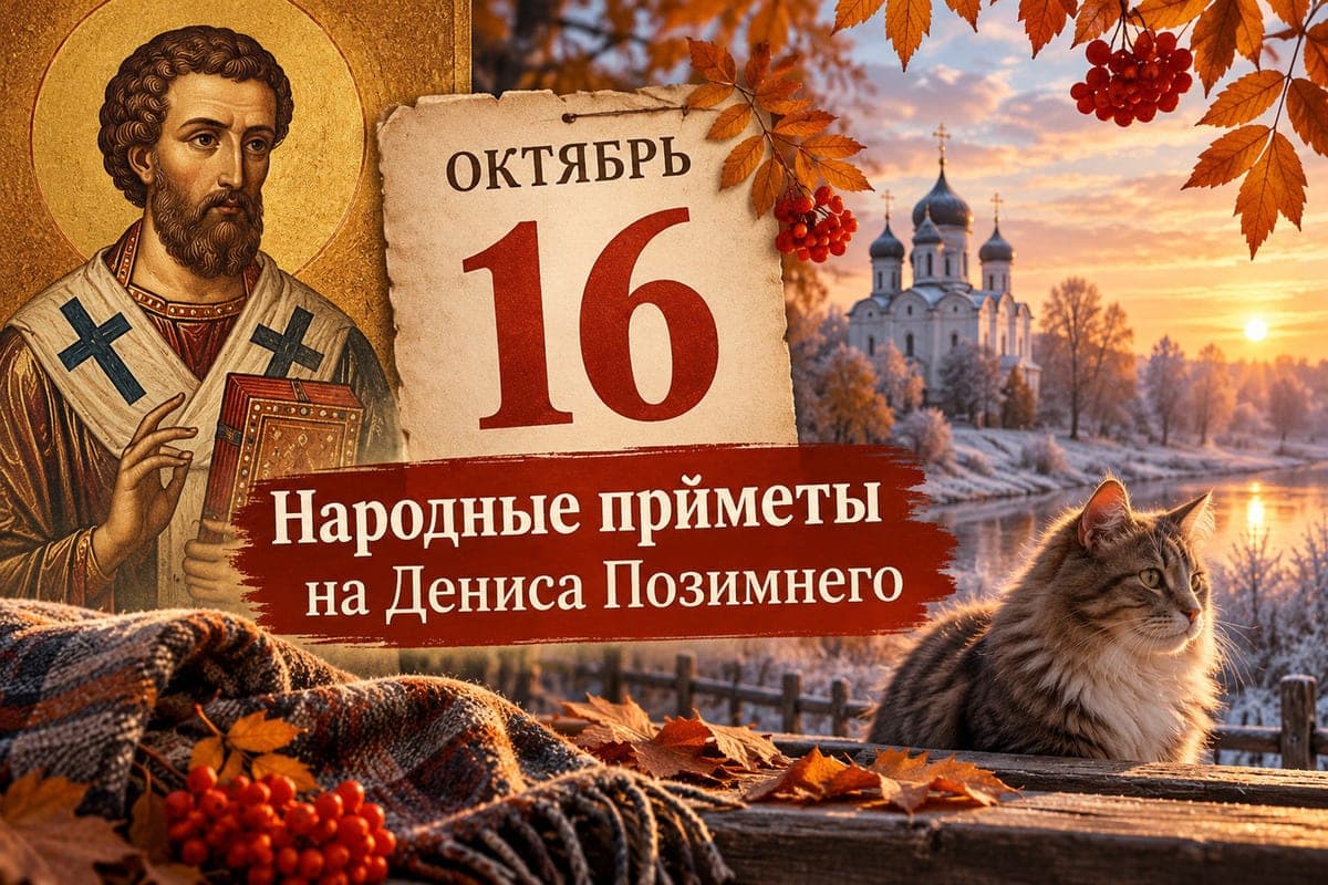 Что нельзя делать 16 октября: приметы на Дениса Позимнего