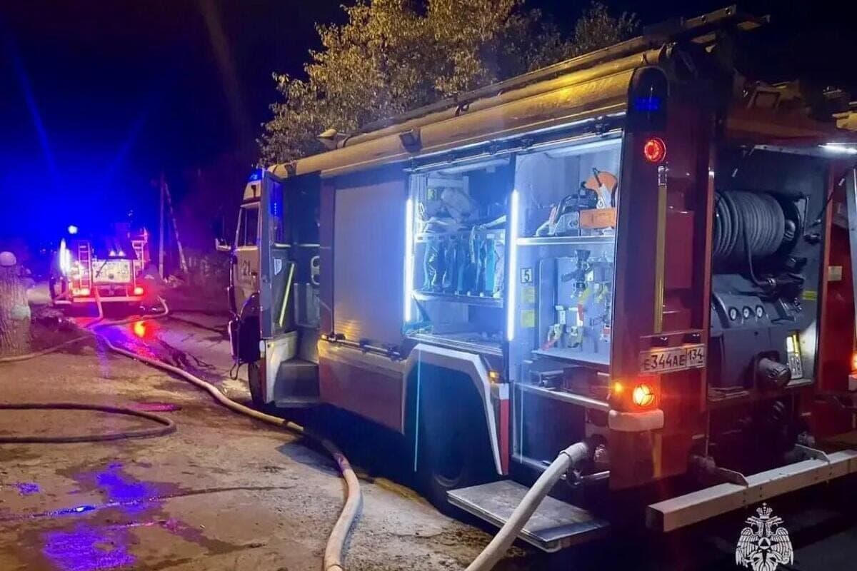 Пожар в Дзержинском районе Волгограда потушен