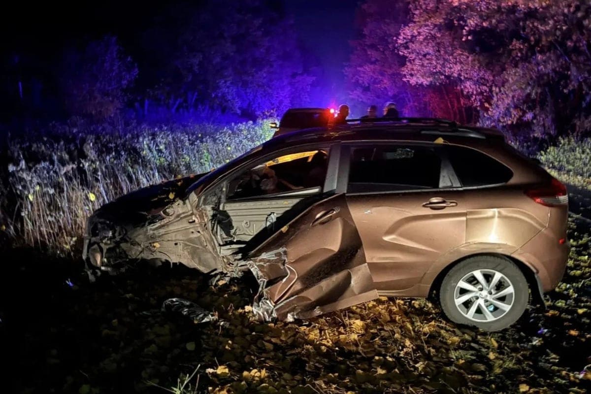 On the track in Michurinsky district faced two Lada Xray