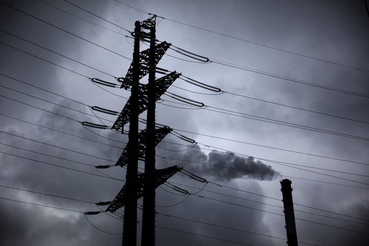The accident left part of the Kiev region without electricity