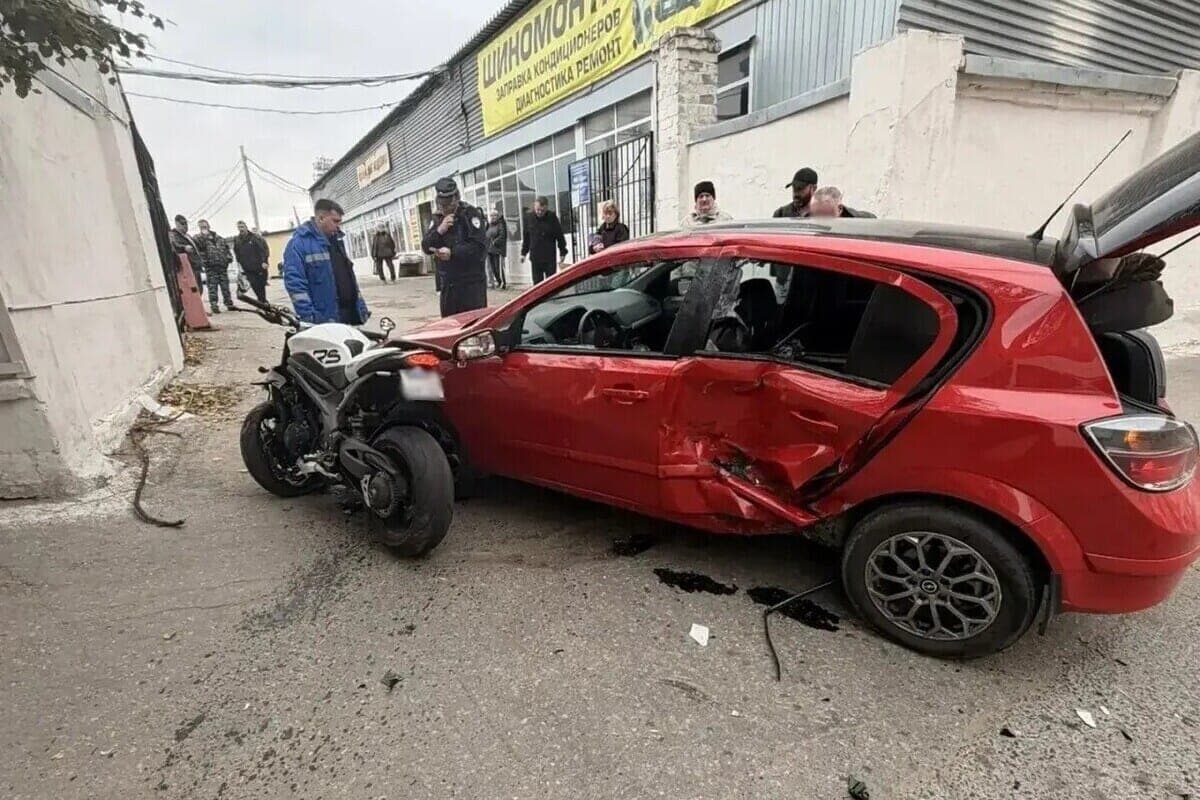 The police told about the fatal accident with a motorcycle in the center of Ryazan
