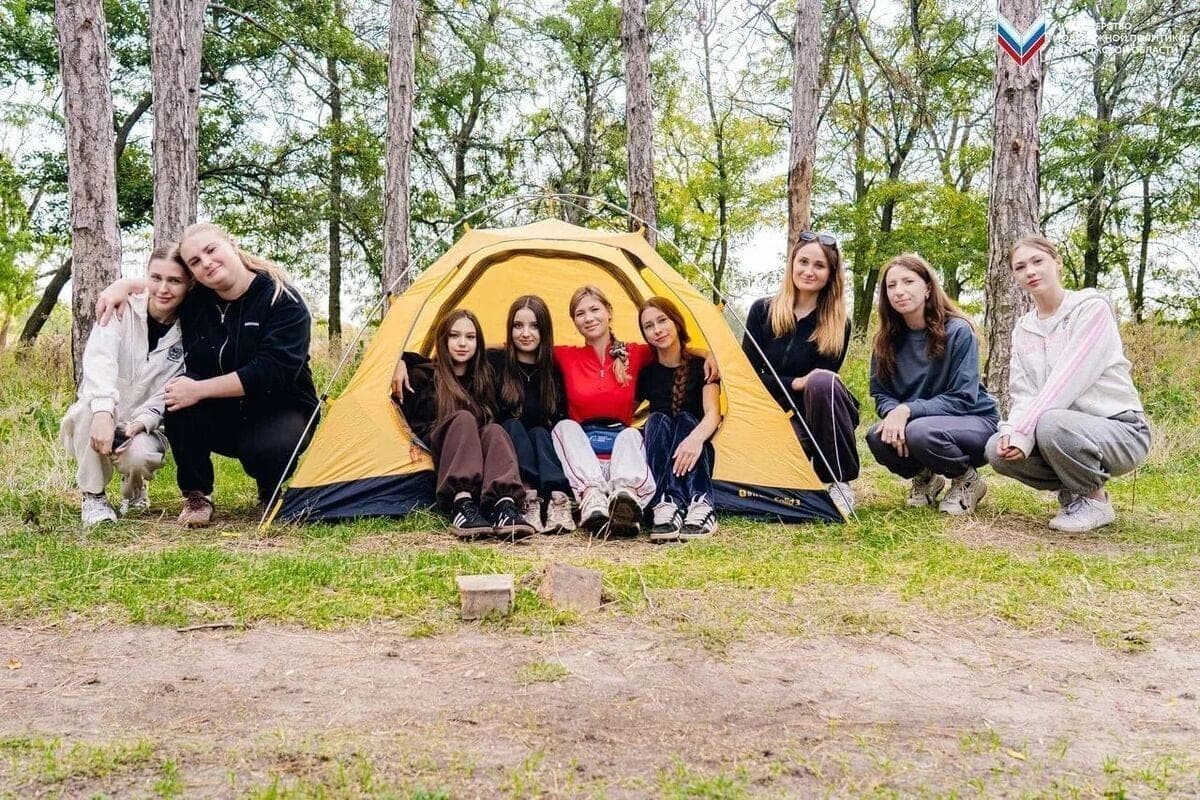 In Zaporozhye region held a tourist trip for young people