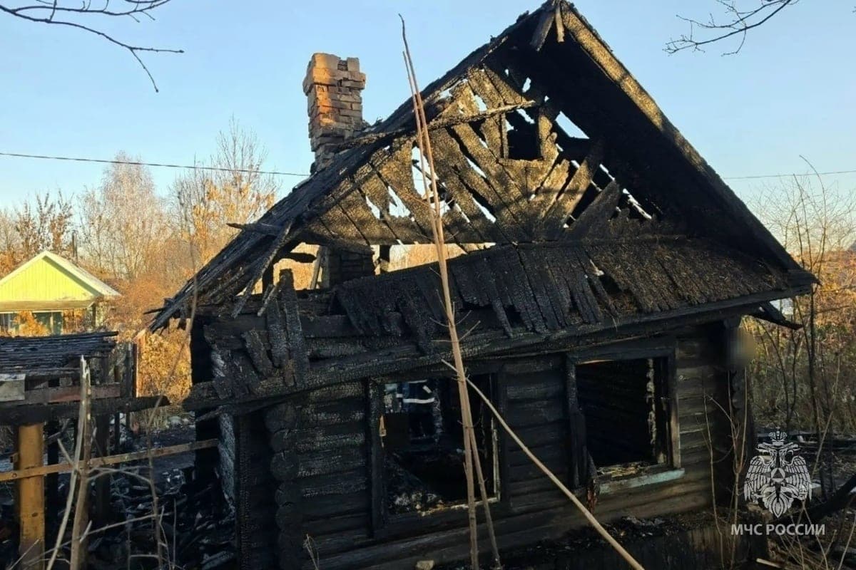 In Ivanovo burned down an uninhabited house