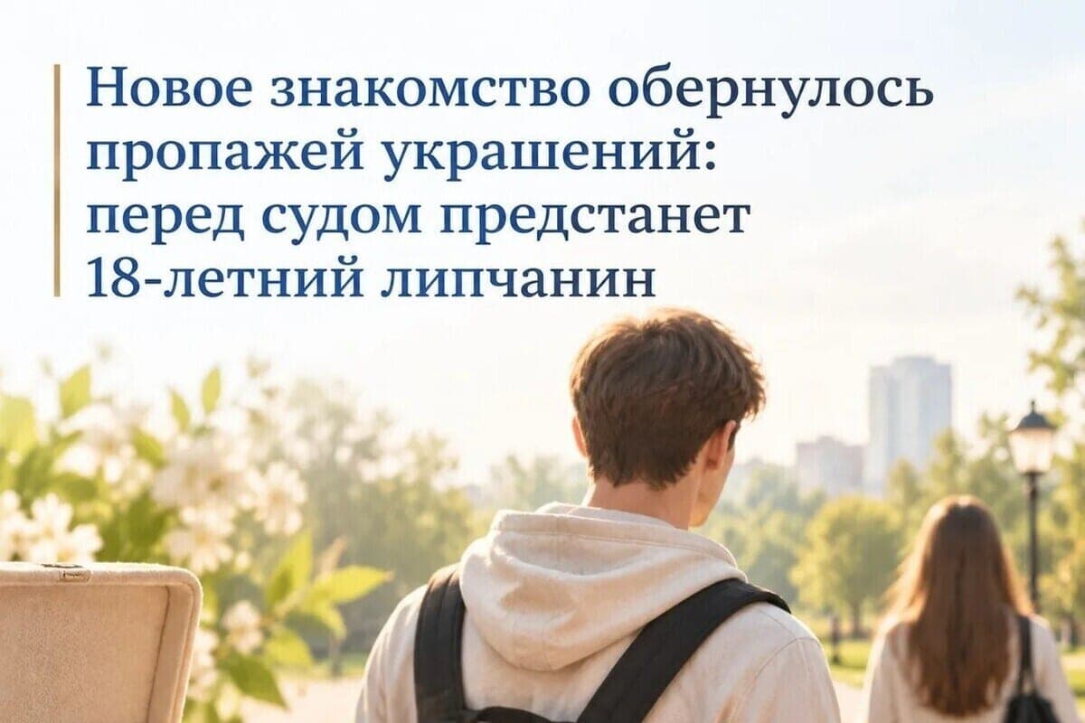 В Липецке новое знакомство обернулось кражей украшений на 130 тысяч рублей