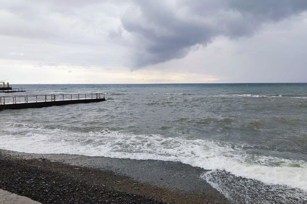Storm threw a cargo ship stranded off the coast of the Kaliningrad region