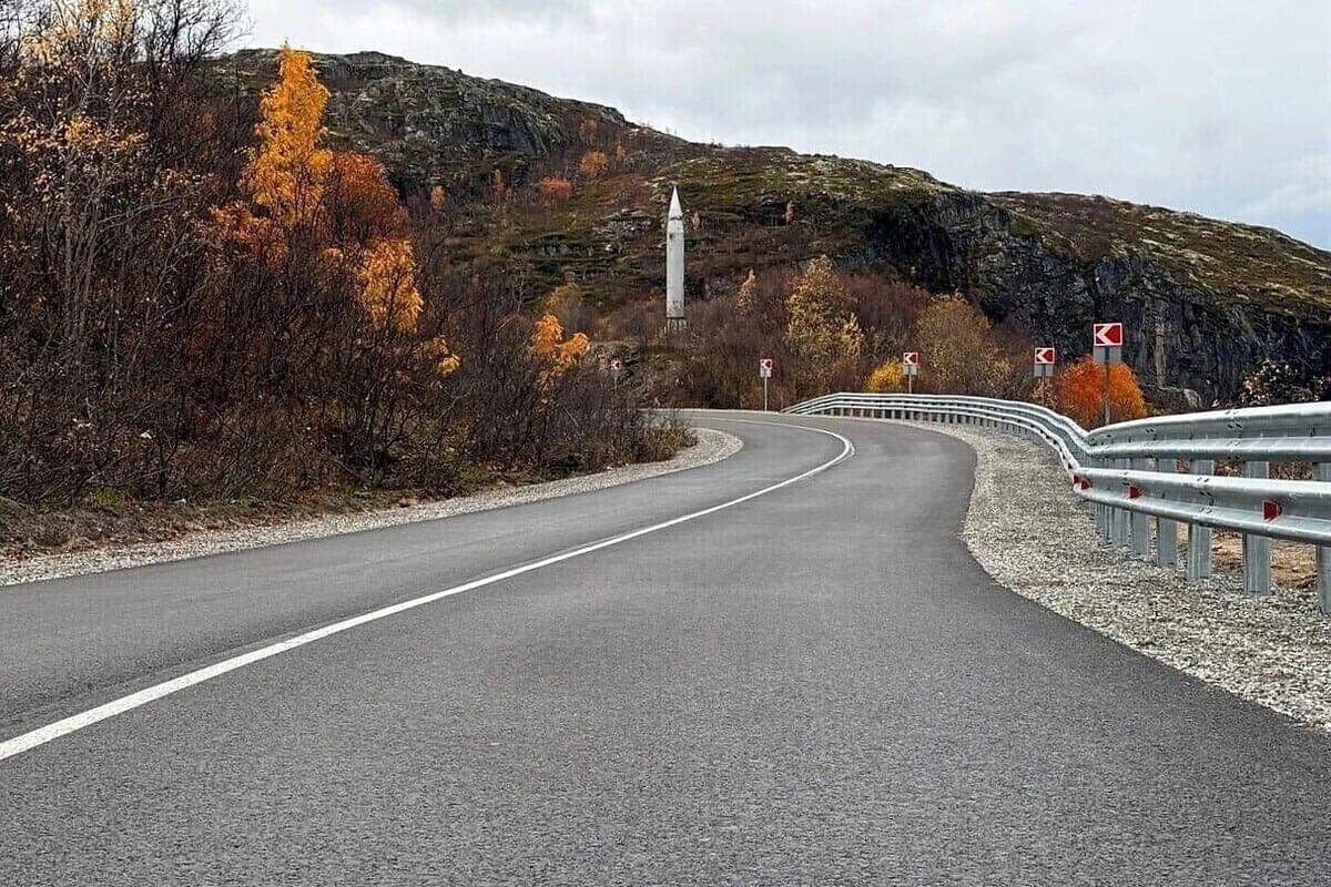 In Zaozersk, Mir Street was updated and 74 new lamps were installed