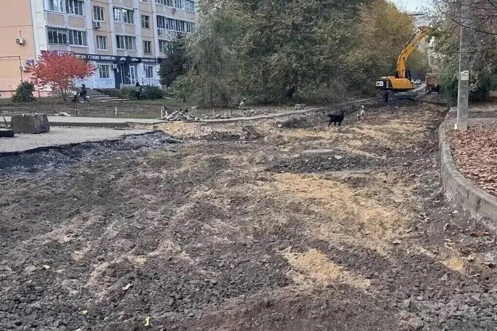 Dans le microdistrict de Voronezh "Dubrava" a commencé les travaux sur la réparation du passage