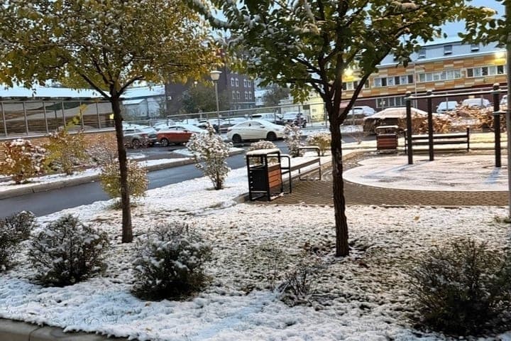 In Krasnoyarsk on Sunday expected snow and ice