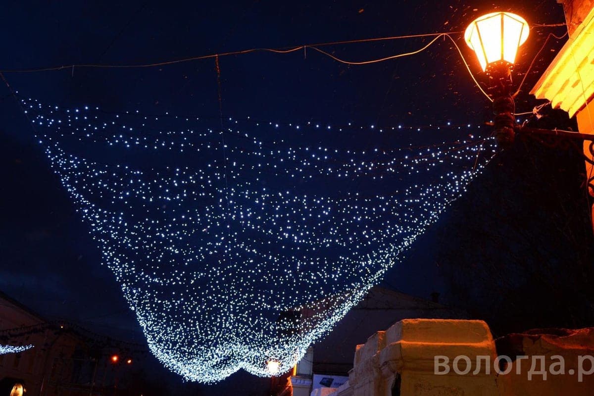 “Starry sky” will be installed on the street of Sergei Orlov in Vologda