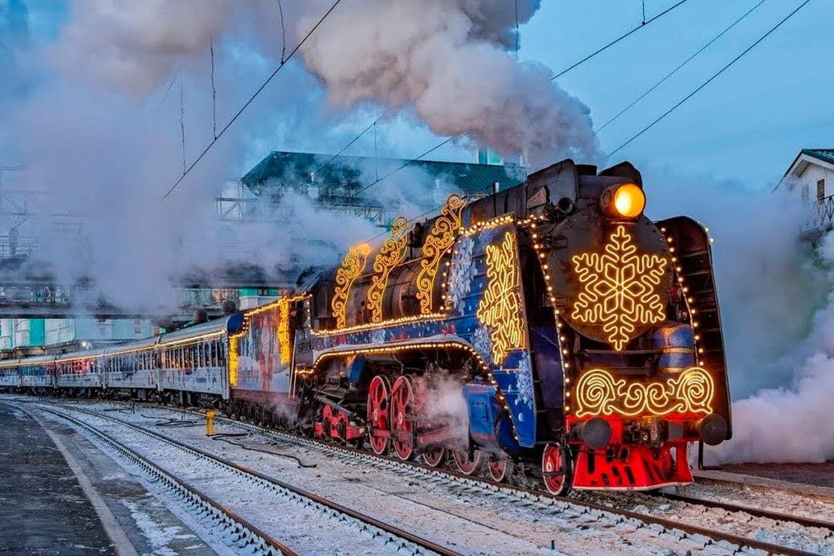Der fabelhafte Zug wird am 21. Dezember in Lipetsk ankommen