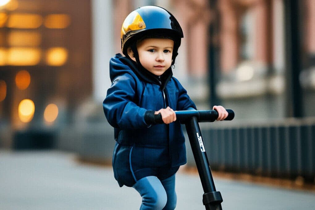 In the regional center suffered a young scooter