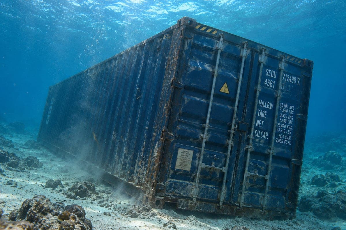 Containers from sunken ship in Hormuz may threaten the coast