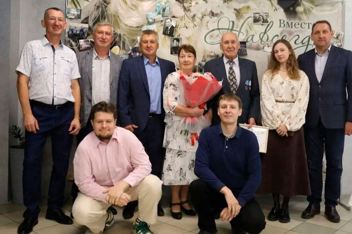 Spouses from Dankov celebrate a family anniversary