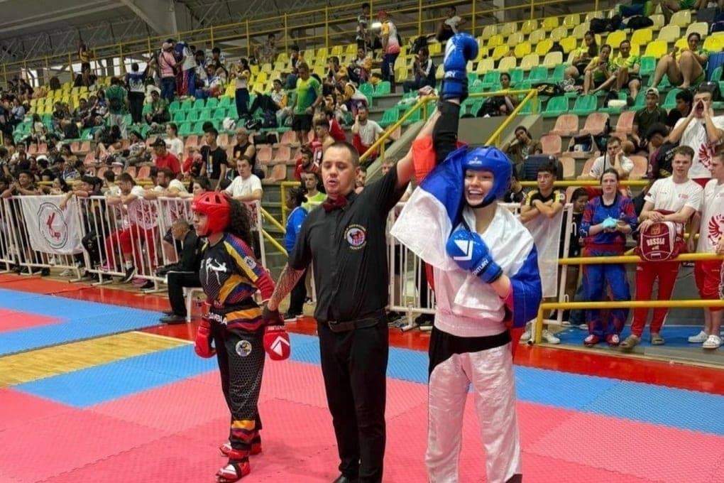 Cherepovka Daria Shelopugina became the world champion in kickboxing