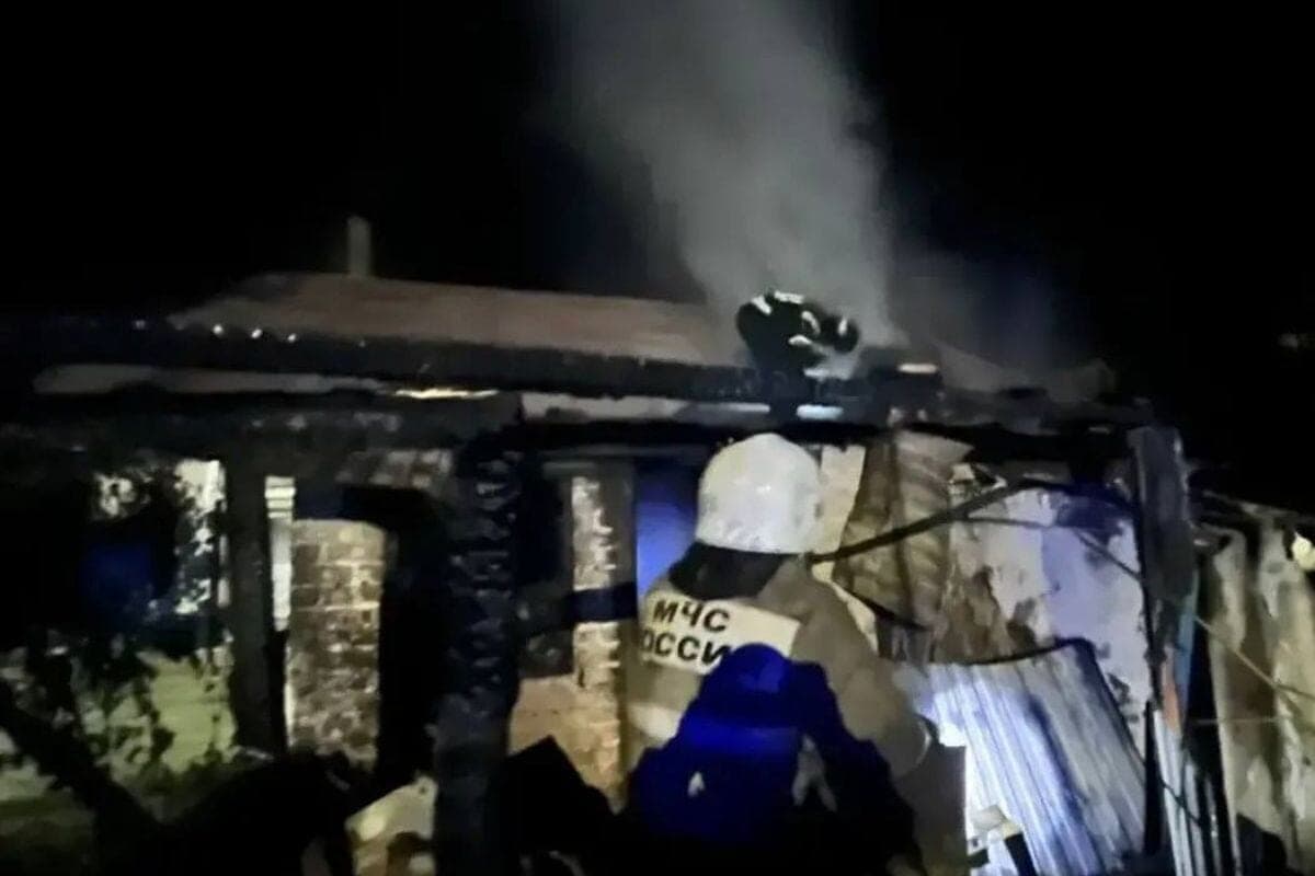 In the fire in the Terbun district killed a man