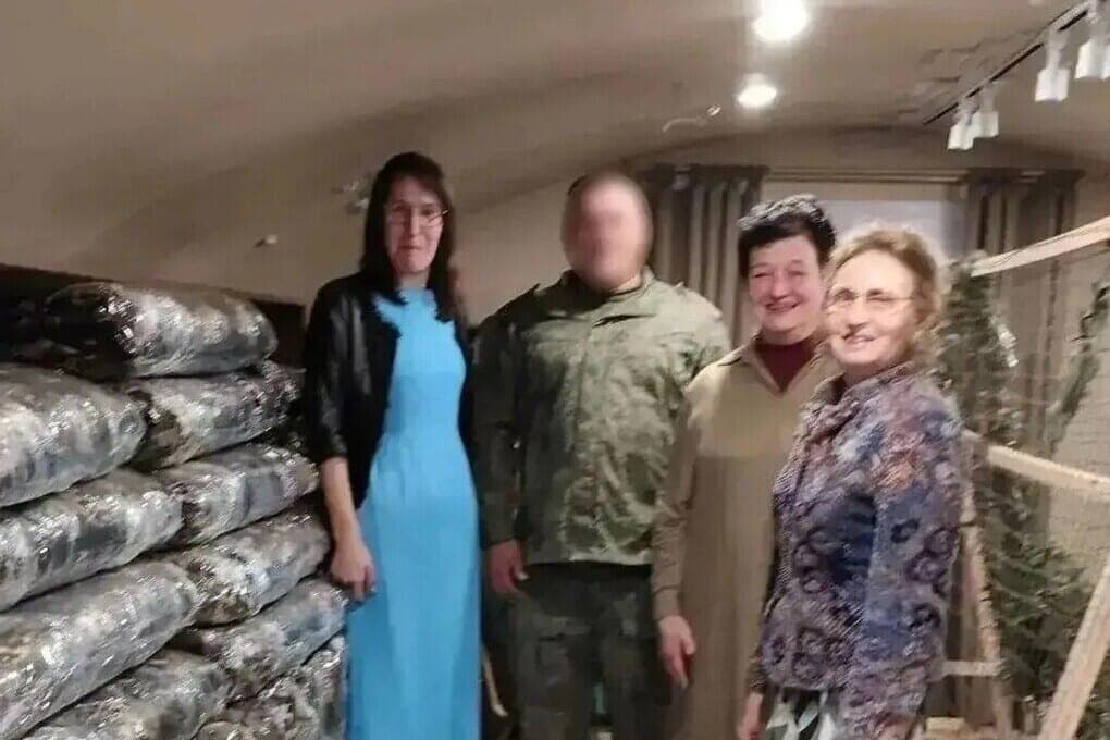In den Kaluga-Bataillonen wurde eine Gummiladung geliefert