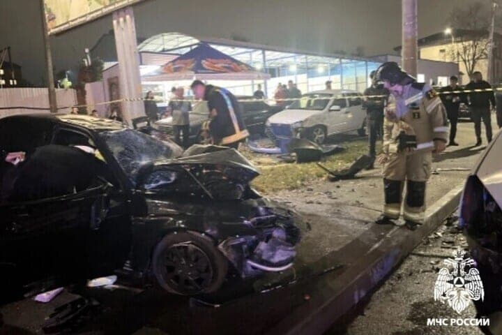 In the capital of Ossetia faced “Priora” and “Gazel”, injured four people