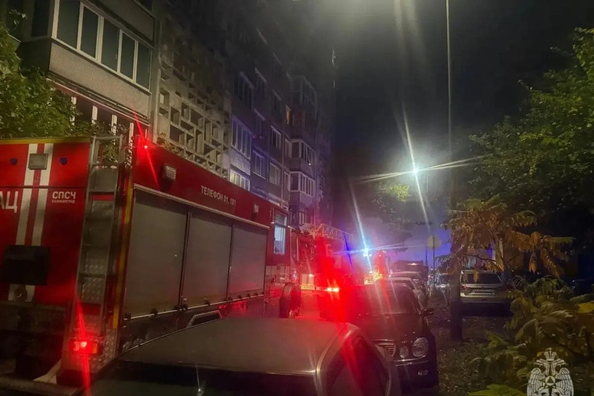 In Kaliningrad in a fire in a nine-storey house killed a woman with 20 cats