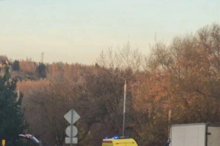 Morning in Tula began with an accident on Chmutov from several cars