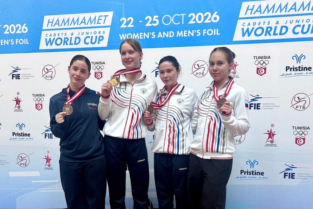 Kursk fencers brought two medals from Tunisia