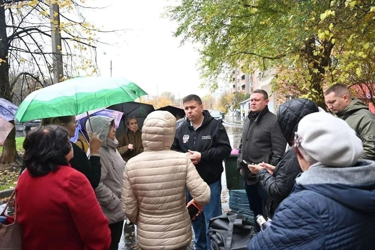 В Серпухове обсудили проблемы дома на улице Ворошилова