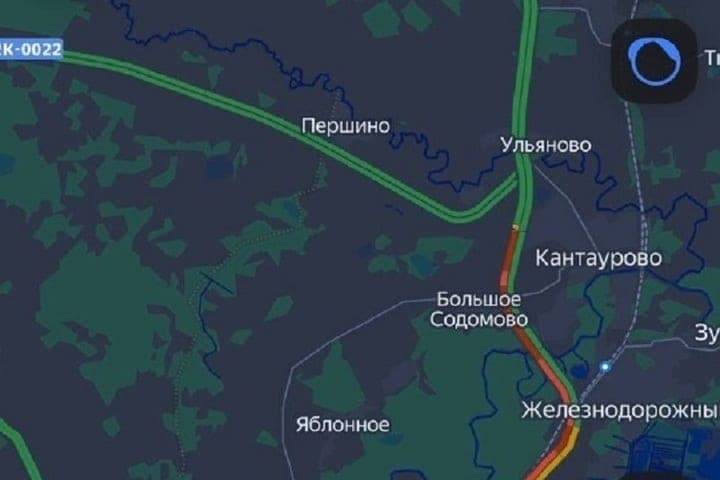 15-kilometer traffic jam formed at the entrance to the Borsky bridge